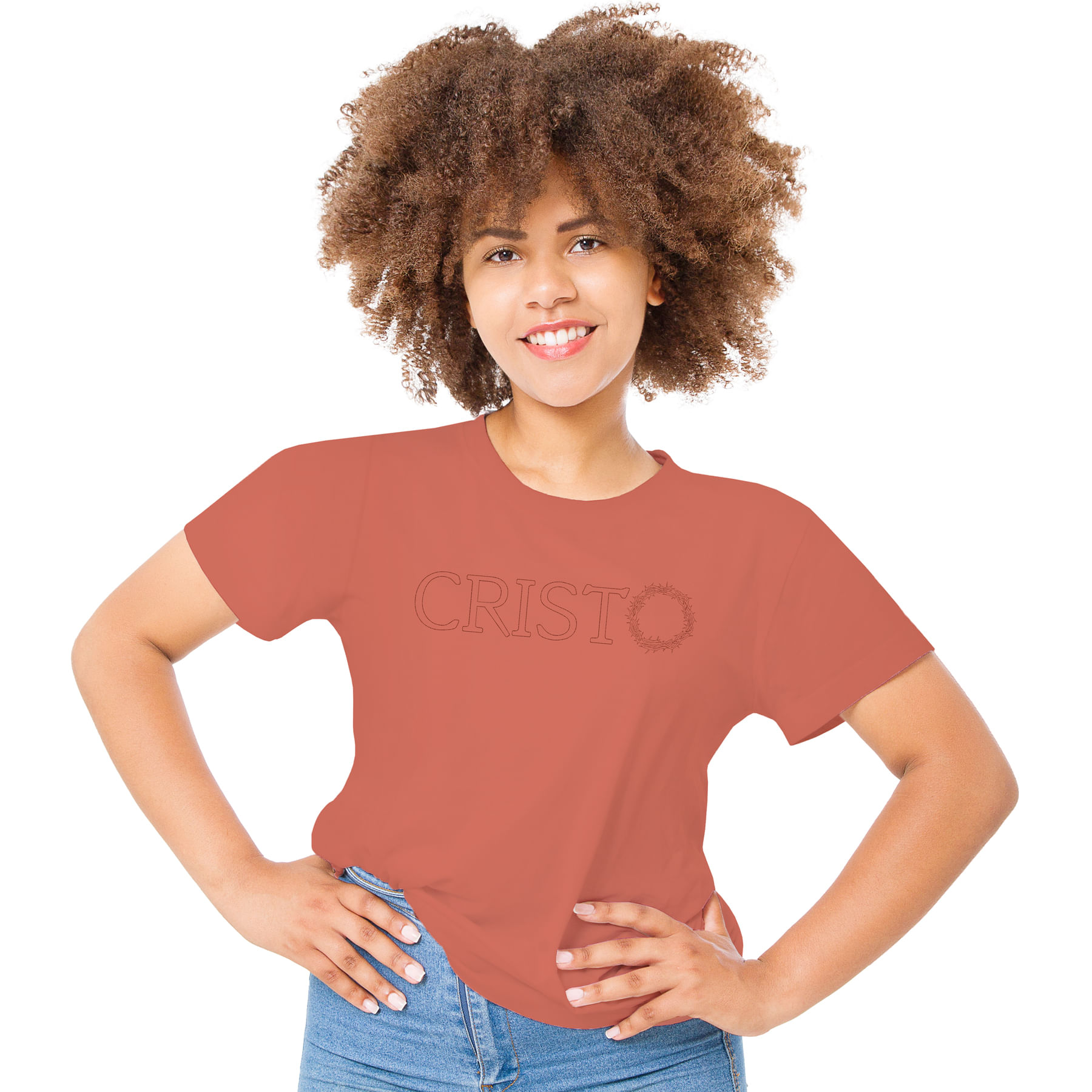 Camiseta-Feminina-Crista-bordado-CRISTO-–-Palavra-De-Luz